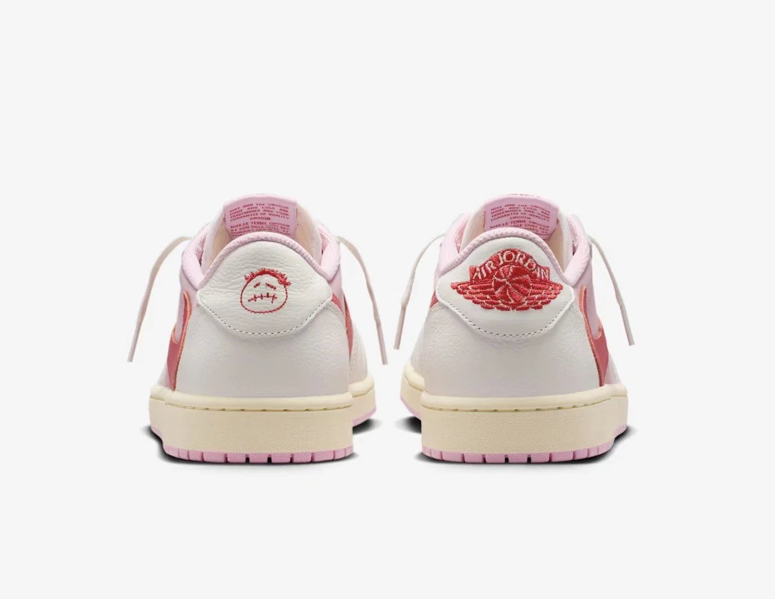 jordan 1 Retro Low OG SP x Travis Scott Sail Tropical Pink - Brand New