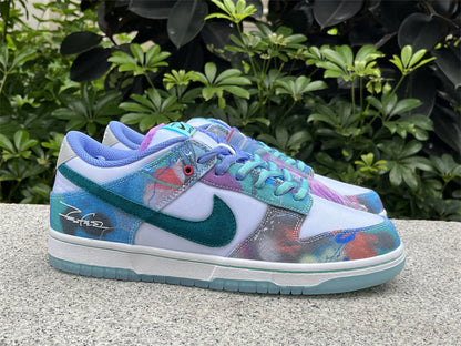 Nike x Futura Laboratories SB Dunk Low 'Bleached Aqua'