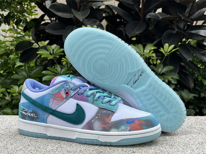 Nike x Futura Laboratories SB Dunk Low 'Bleached Aqua'