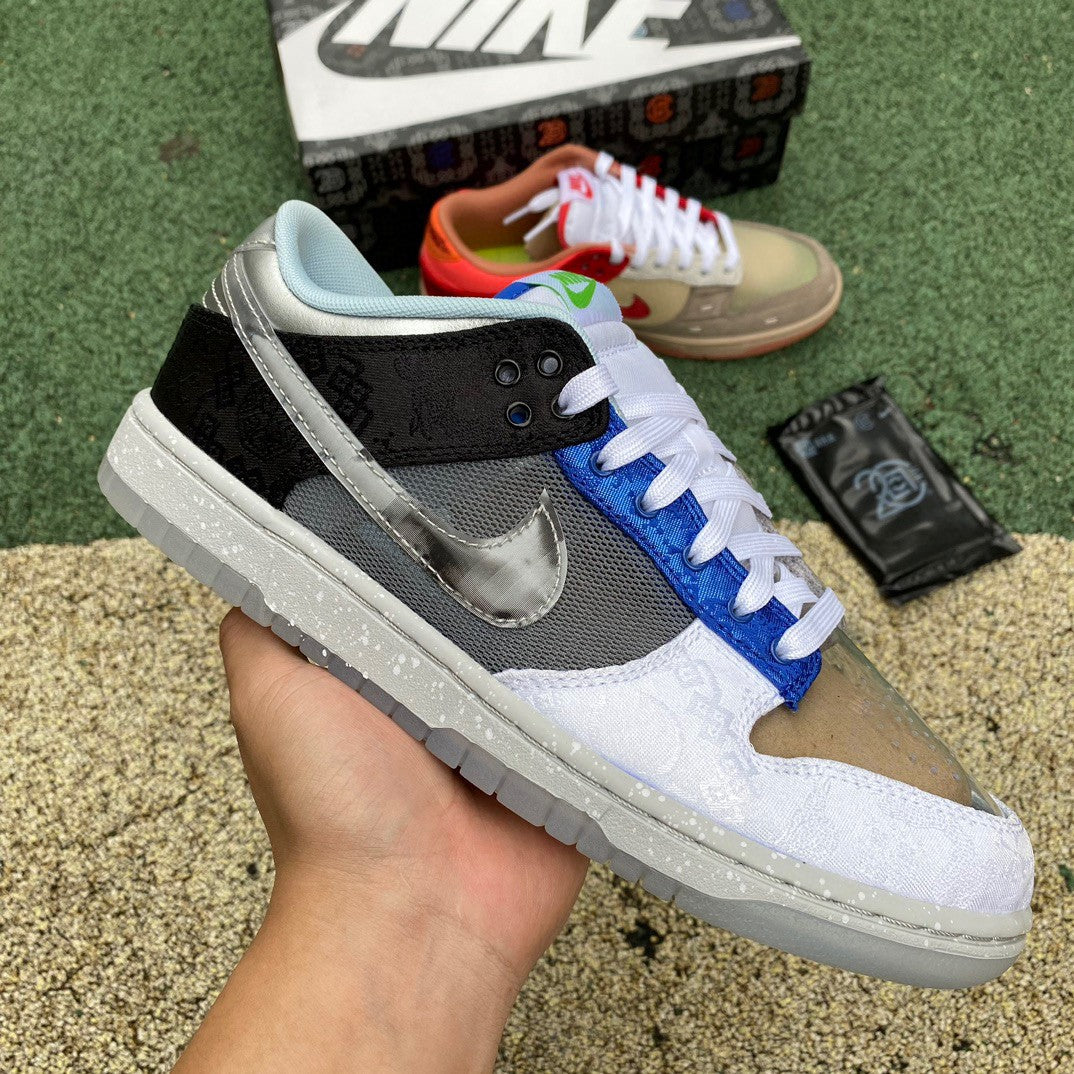 Nike x CLOT Dunk Low 'What The'