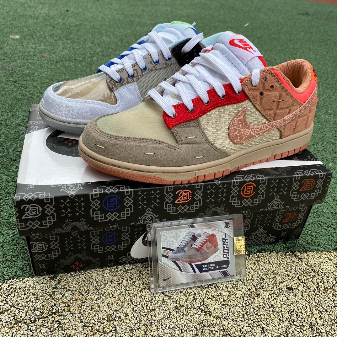 Nike x CLOT Dunk Low 'What The'