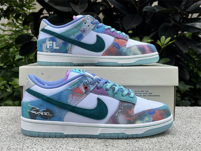 Nike x Futura Laboratories SB Dunk Low 'Bleached Aqua'