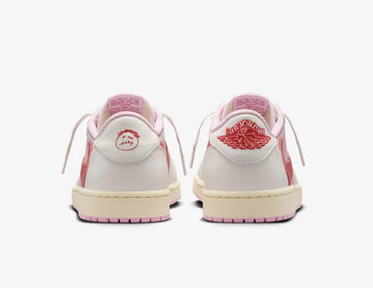 jordan 1 Retro Low OG SP x Travis Scott Sail Tropical Pink - Brand New