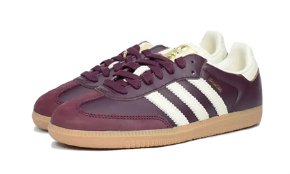 Samba OG Maroon Crewht Gold